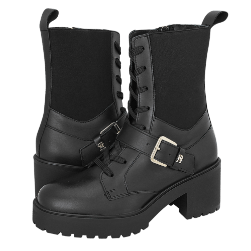 Μποτάκια Tommy Hilfiger Belt Leather Boot