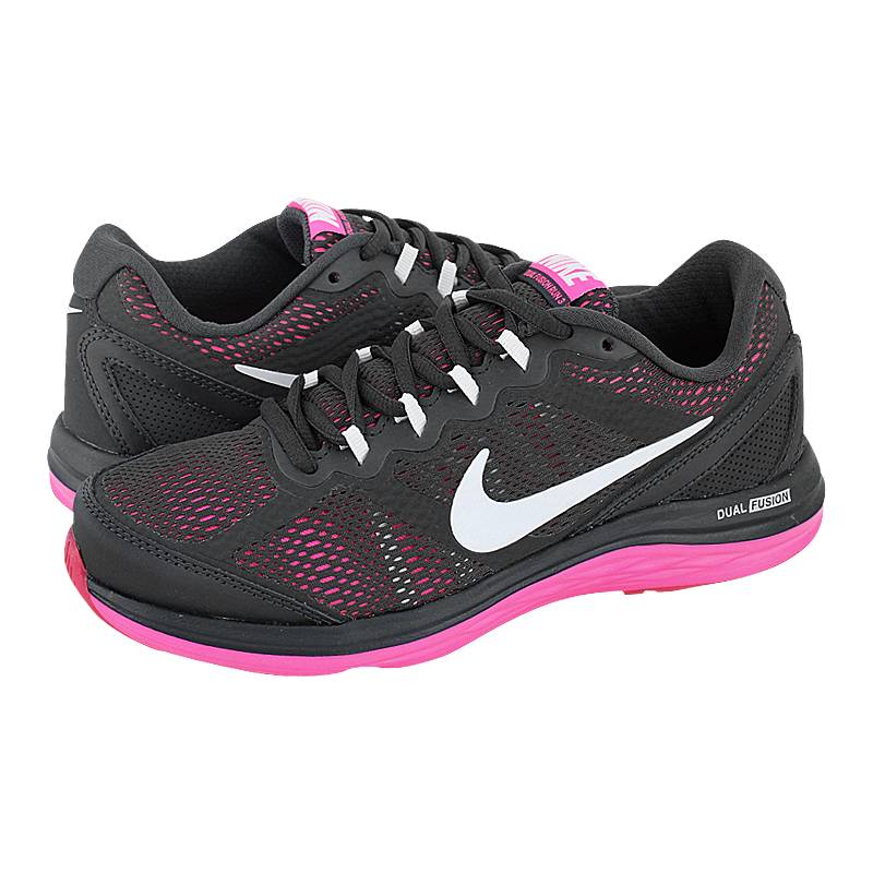 Dual Fusion 3 - Γυναικεία αθλητικά παπούτσια Nike από υφασμα και συνθετικο - Gianna Online